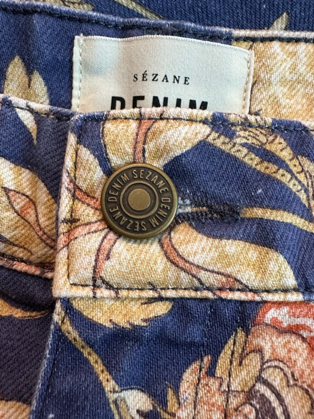 Sezane The Wide Leg Trouser in Never Ending Summer Size 38= US Size 6 - Picture 7 of 15